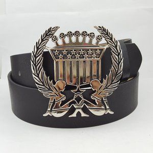 Silver Star Double Trucker Girl Buckle Belt
